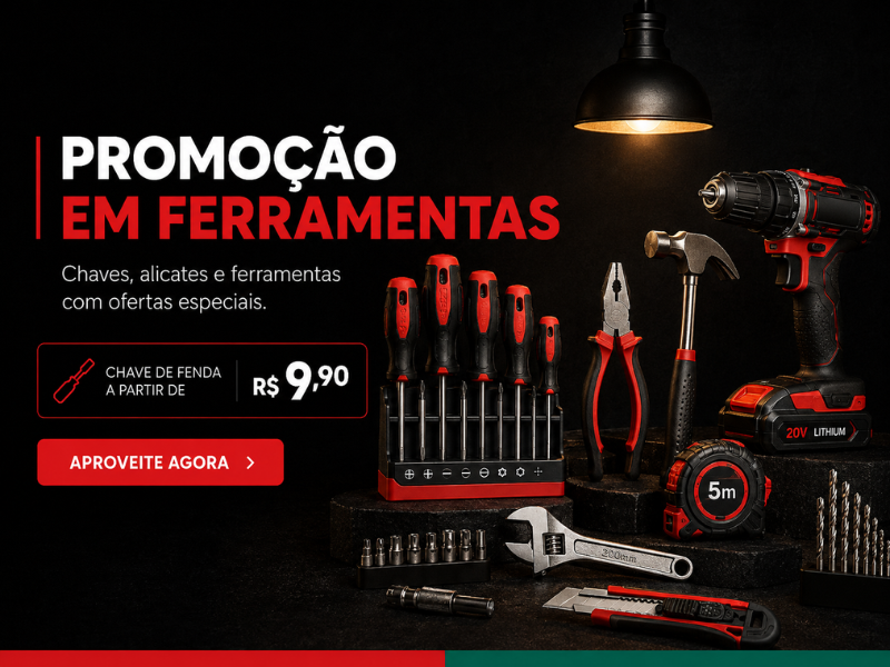 Promoção em Ferramentas